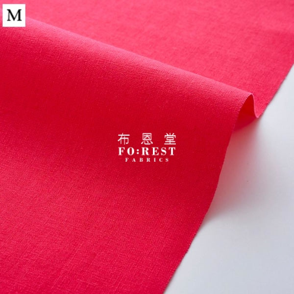Echino cotton linen - solid fabric 麻棉 - forest-fabric