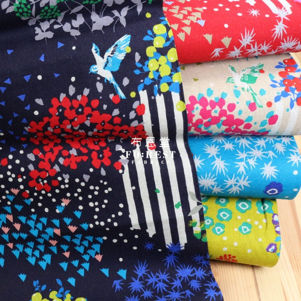 echino - cotton linen - View Natuarl fabric - FO:REST Fabric 布恩堂Liberty fabrictana lawnjapanese fabricykk zipper