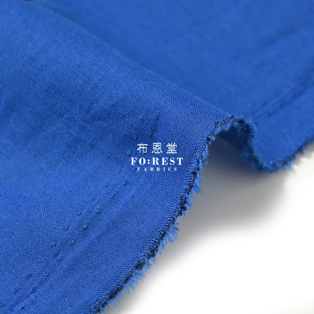 Echino - Embroidery Sambar Blue Fabric