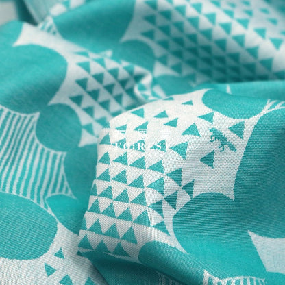 echino - Jacquard - stone Turquoise - FO:REST Fabric 布恩堂Liberty fabrictana lawnjapanese fabricykk zipper