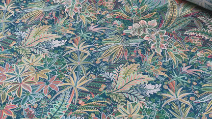 Liberty of London (Silk Satin) - Adelphi Voyage fabric Green