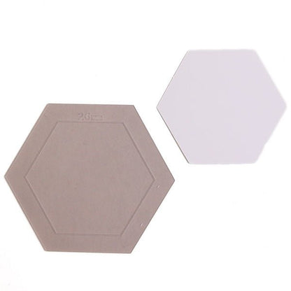 English paper piecing (hexagons) - 26mm - FO:REST Fabric 布恩堂Liberty fabrictana lawnjapanese fabricykk zipper