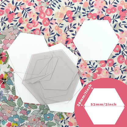 English paper piecing (hexagons) - 26mm - FO:REST Fabric 布恩堂Liberty fabrictana lawnjapanese fabricykk zipper
