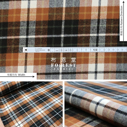 Flannel - Chestnut Tartan Cotton