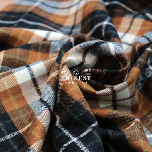 Flannel - Chestnut Tartan Cotton