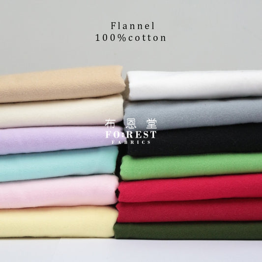 Flannel - Cotton Solid Soft And Warm