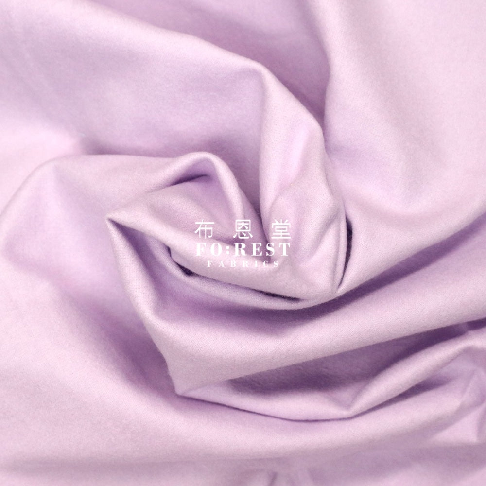 Flannel - Cotton Solid Soft And Warm Lilac