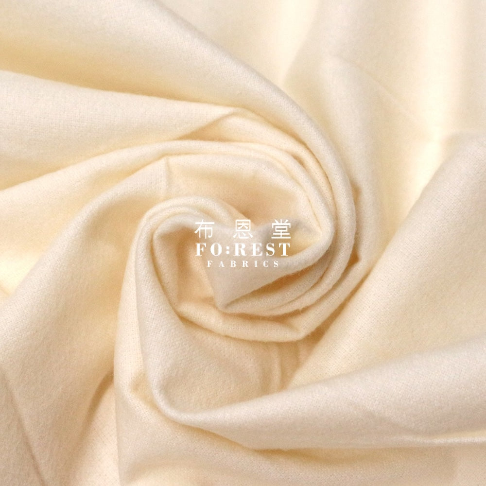 Flannel - Cotton Solid Soft And Warm Natural