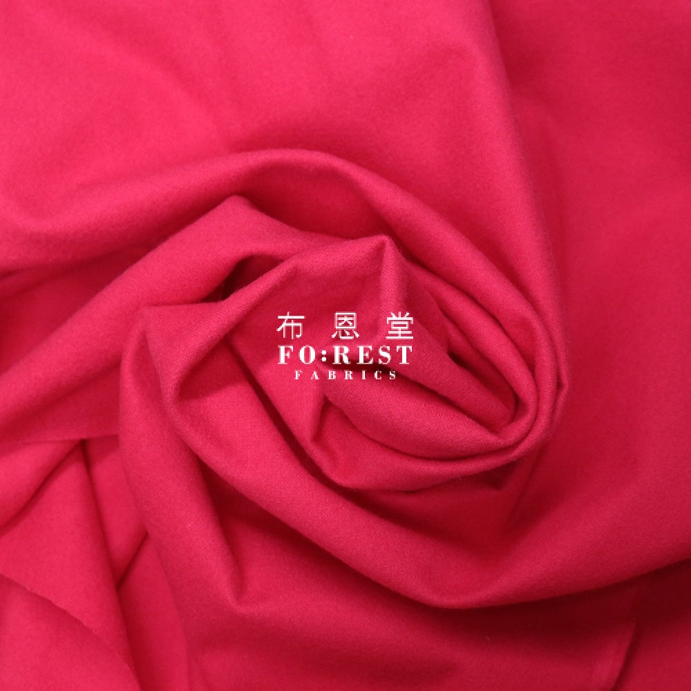 Flannel - Cotton Solid Soft And Warm Red