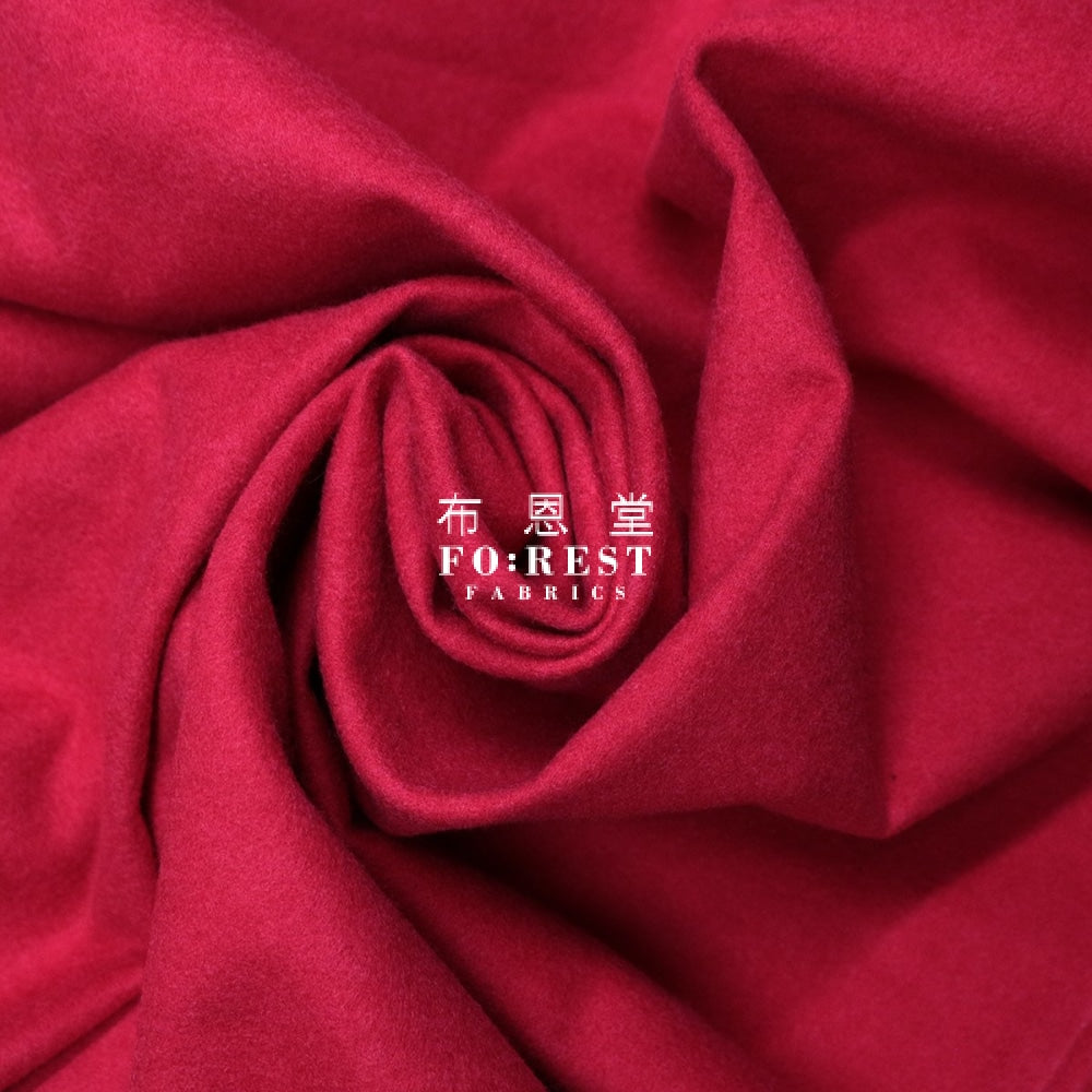 Flannel - Cotton Solid Soft And Warm Scarlet