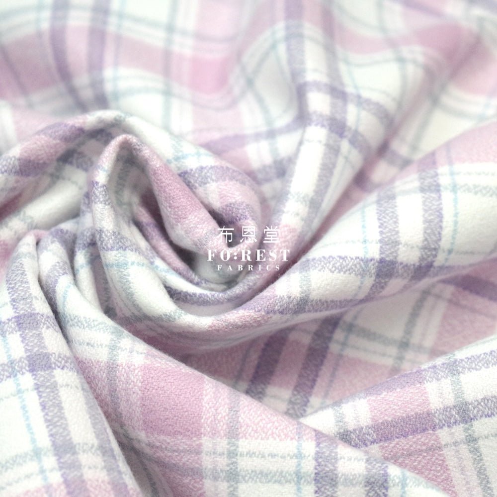 Flannel - HEATER TARTAN 法籣絨 - FO:REST Fabric 布恩堂Liberty fabrictana lawnjapanese fabricykk zipper
