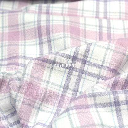 Flannel - HEATER TARTAN 法籣絨 - FO:REST Fabric 布恩堂Liberty fabrictana lawnjapanese fabricykk zipper
