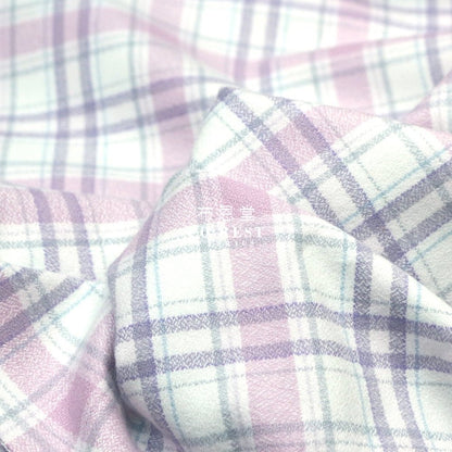 Flannel - HEATER TARTAN 法籣絨 - FO:REST Fabric 布恩堂Liberty fabrictana lawnjapanese fabricykk zipper