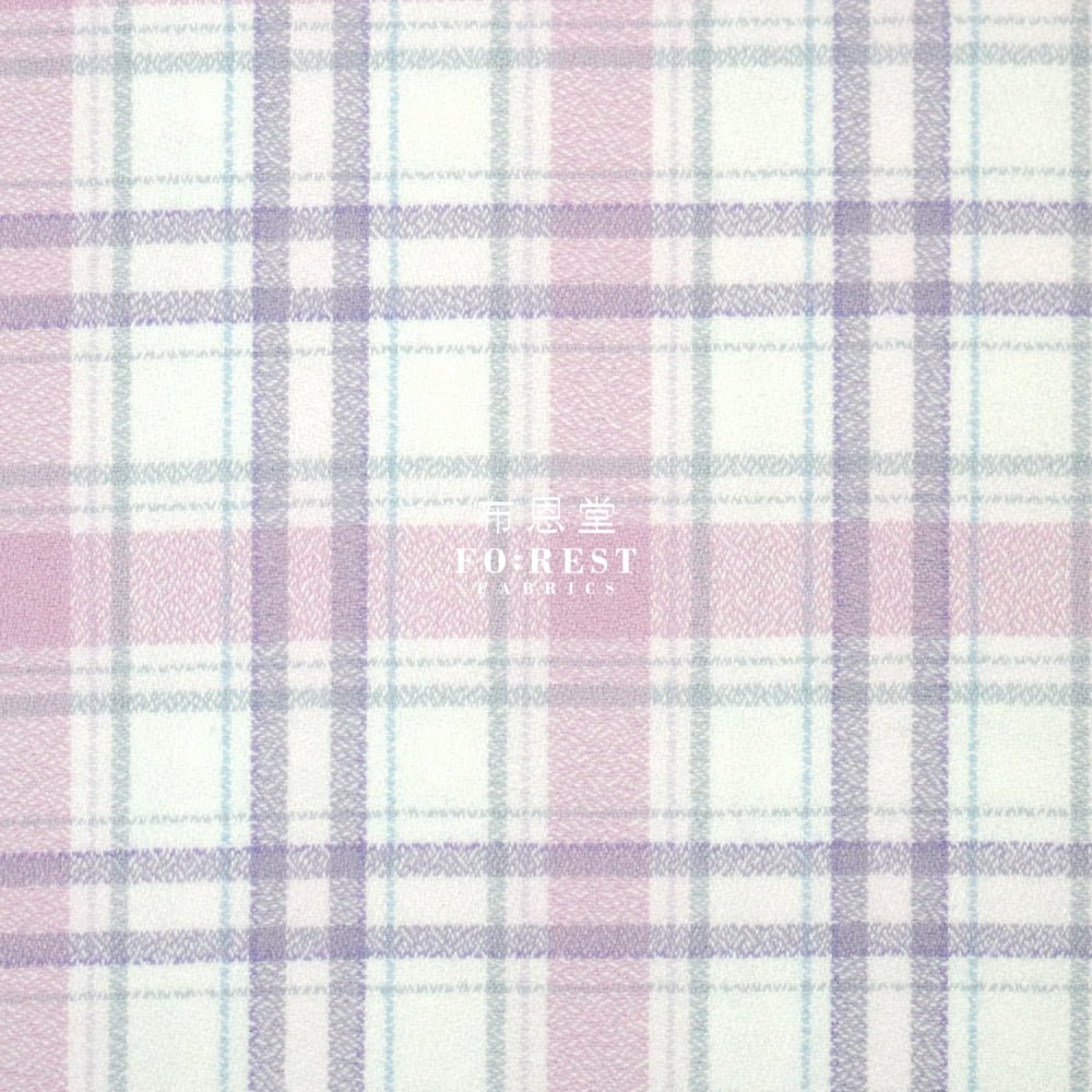 Flannel - HEATER TARTAN 法籣絨 - FO:REST Fabric 布恩堂Liberty fabrictana lawnjapanese fabricykk zipper