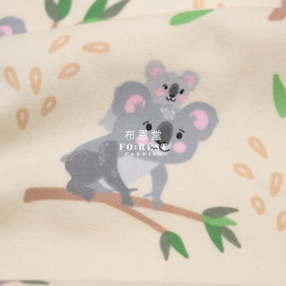 Flannel - KOALA 法籣絨 - FO:REST Fabric 布恩堂Liberty fabrictana lawnjapanese fabricykk zipper