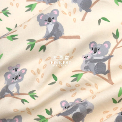 Flannel - KOALA 法籣絨 - FO:REST Fabric 布恩堂Liberty fabrictana lawnjapanese fabricykk zipper