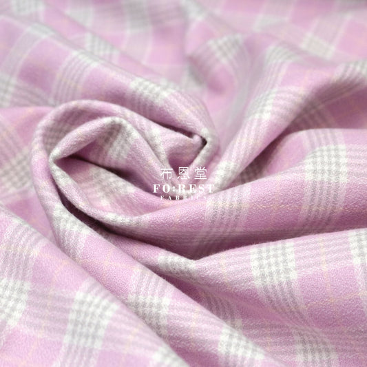 Flannel - Lavender Tartan Cotton