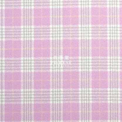 Flannel - LAVENDER TARTAN 法籣絨 - FO:REST Fabric 布恩堂Liberty fabrictana lawnjapanese fabricykk zipper