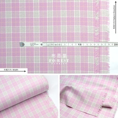 Flannel - LAVENDER TARTAN 法籣絨 - FO:REST Fabric 布恩堂Liberty fabrictana lawnjapanese fabricykk zipper