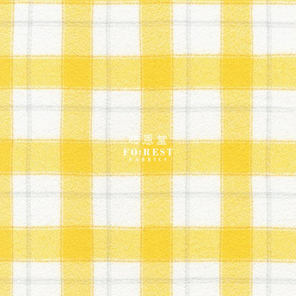 Flannel - Yellow Tartan Cotton