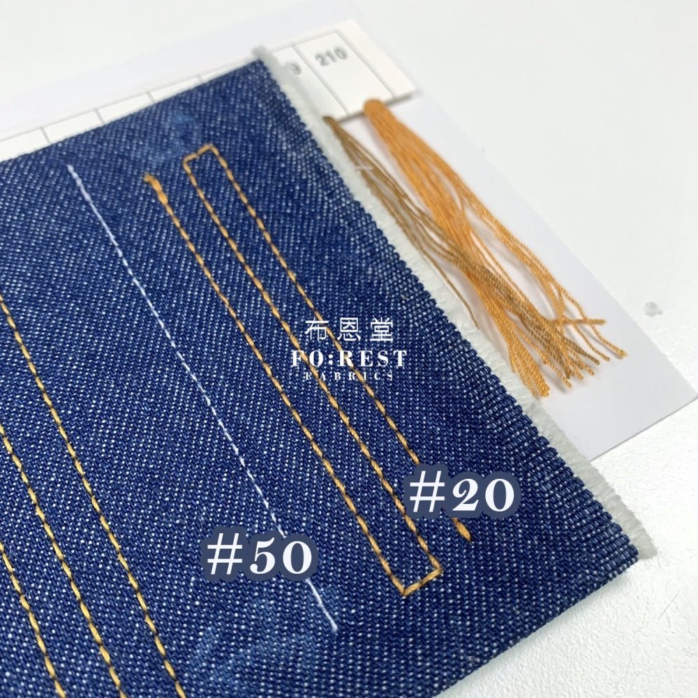 Fujix 20 Thread 150m 牛仔車縫線 - FO:REST Fabric 布恩堂Liberty fabrictana lawnjapanese fabricykk zipper