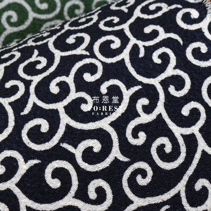Futakoshi crepe - Karakusa唐草 fabric - FO:REST Fabric 布恩堂Liberty fabrictana lawnjapanese fabricykk zipper