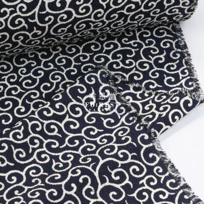 Futakoshi crepe - Karakusa唐草 fabric - FO:REST Fabric 布恩堂Liberty fabrictana lawnjapanese fabricykk zipper
