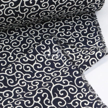 Futakoshi Crepe - Karakusa Fabric Polyester