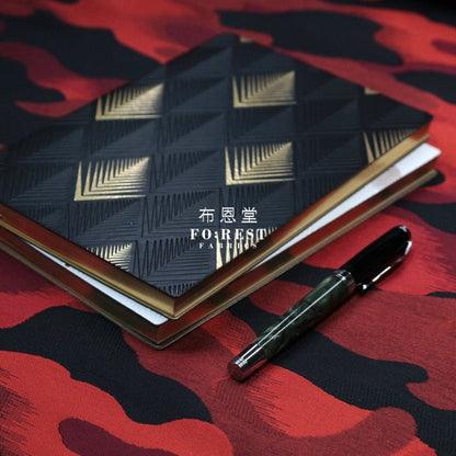 Gold Brocade - Camouflage fabric WINE - FO:REST Fabric 布恩堂Liberty fabrictana lawnjapanese fabricykk zipper