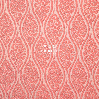 Gold Brocade - Cloud 雲立涌紋 fabric PInk - FO:REST Fabric 布恩堂Liberty fabrictana lawnjapanese fabricykk zipper