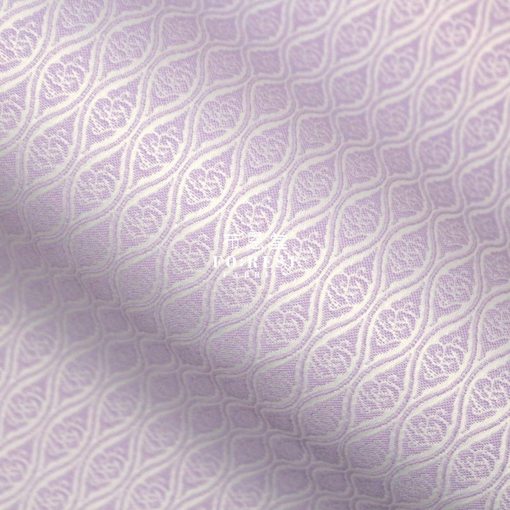 Gold Brocade - Cloud 雲立涌紋 fabric Purple - FO:REST Fabric 布恩堂Liberty fabrictana lawnjapanese fabricykk zipper