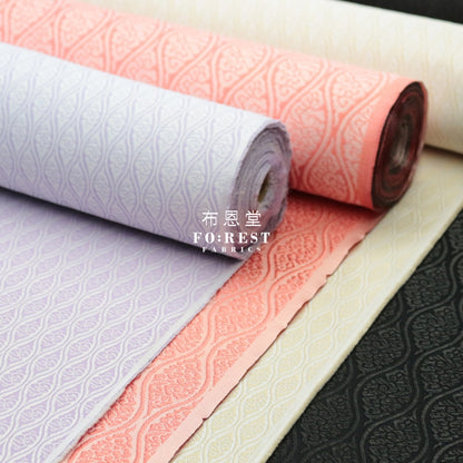 Gold Brocade - Cloud Fabric Black Polyester