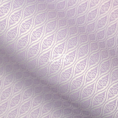 Gold Brocade - Cloud Fabric Purple Polyester