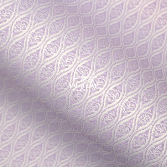 Gold Brocade - Cloud Fabric Purple Polyester