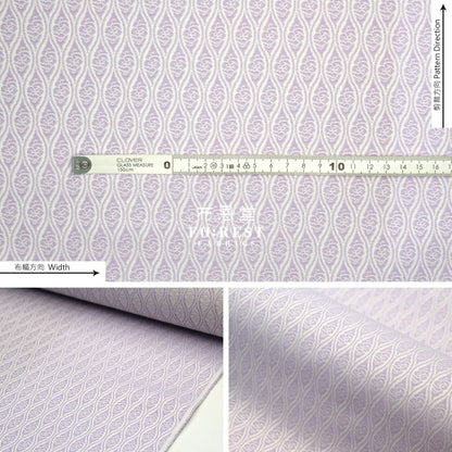 Gold Brocade - Cloud Fabric Purple Polyester