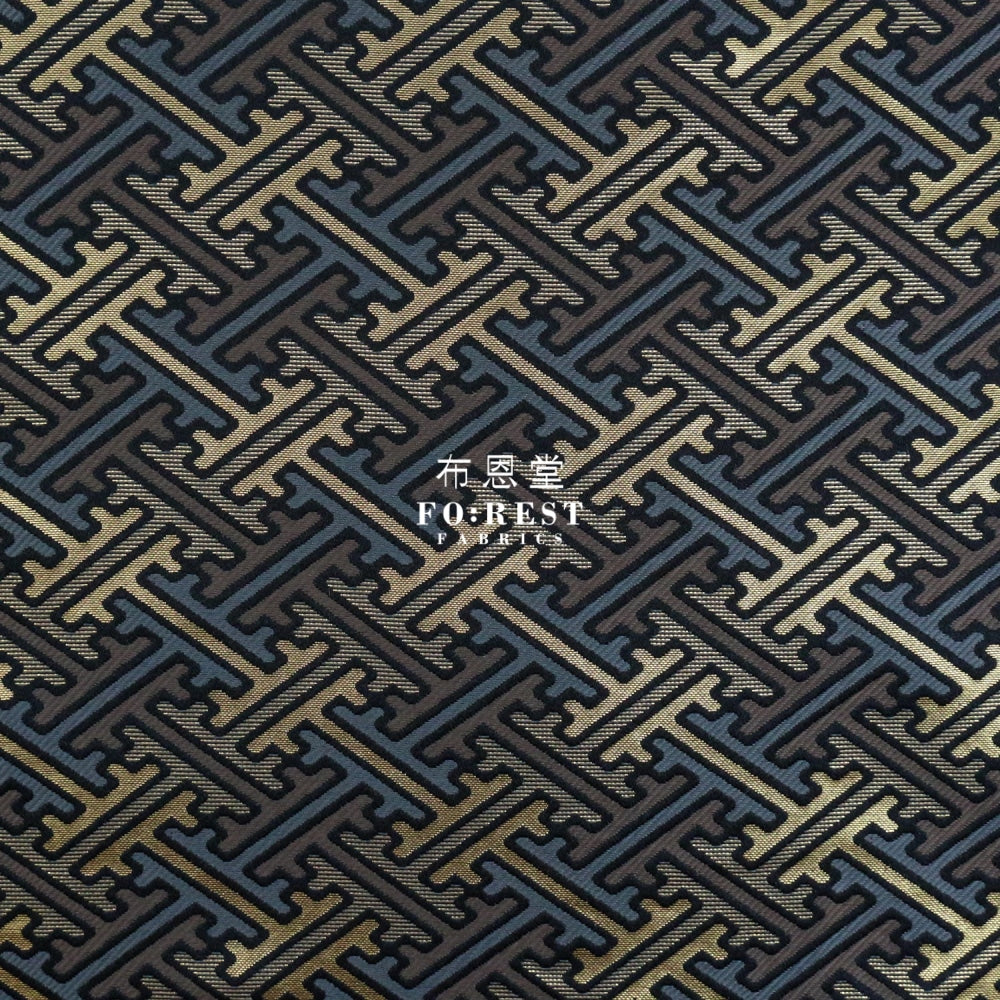Gold Brocade - Japenese Endless Fabric Polyester