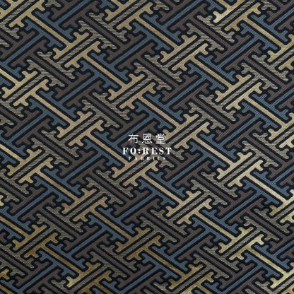 Gold Brocade - Japenese Endless fabric - FO:REST Fabric 布恩堂Liberty fabrictana lawnjapanese fabricykk zipper
