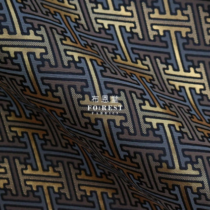 Gold Brocade - Japenese Endless fabric - FO:REST Fabric 布恩堂Liberty fabrictana lawnjapanese fabricykk zipper