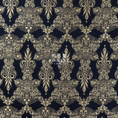 Gold Brocade - King王 fabric - FO:REST Fabric 布恩堂Liberty fabrictana lawnjapanese fabricykk zipper
