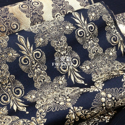 Gold Brocade - King王 fabric - FO:REST Fabric 布恩堂Liberty fabrictana lawnjapanese fabricykk zipper