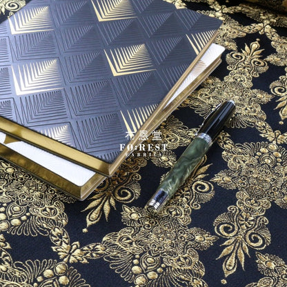 Gold Brocade - King王 fabric - FO:REST Fabric 布恩堂Liberty fabrictana lawnjapanese fabricykk zipper