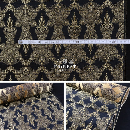 Gold Brocade - King Fabric Polyester