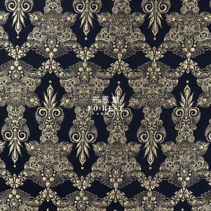 Gold Brocade - King Fabric Polyester