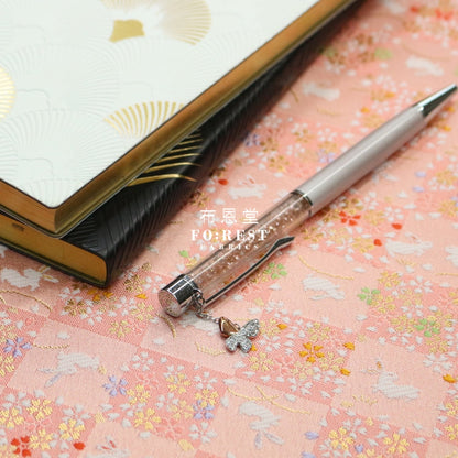 Gold Brocade - Rabbit Sakura Fabric Pink Polyester