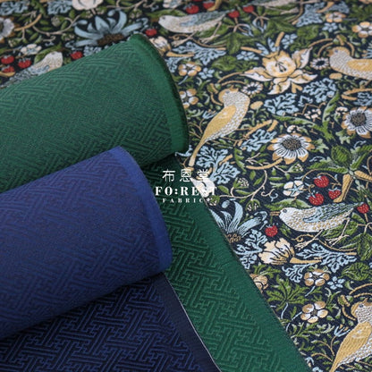 Gold Brocade - Strawberry thief fabric - FO:REST Fabric 布恩堂Liberty fabrictana lawnjapanese fabricykk zipper
