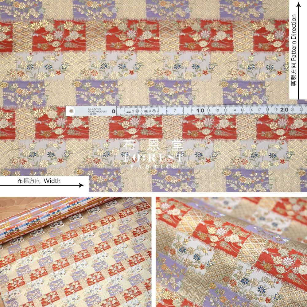 Gold Brocade - Traditional Fabric Polyester