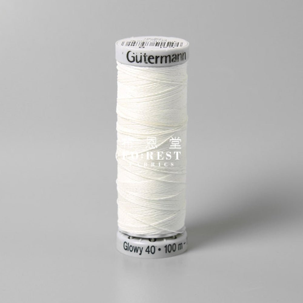 Gutermann Glowy 100m 夜光線 - FO:REST Fabric 布恩堂Liberty fabrictana lawnjapanese fabricykk zipper