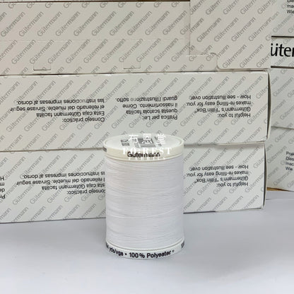 Gutermann Polyester Sewing Thread 1000M White