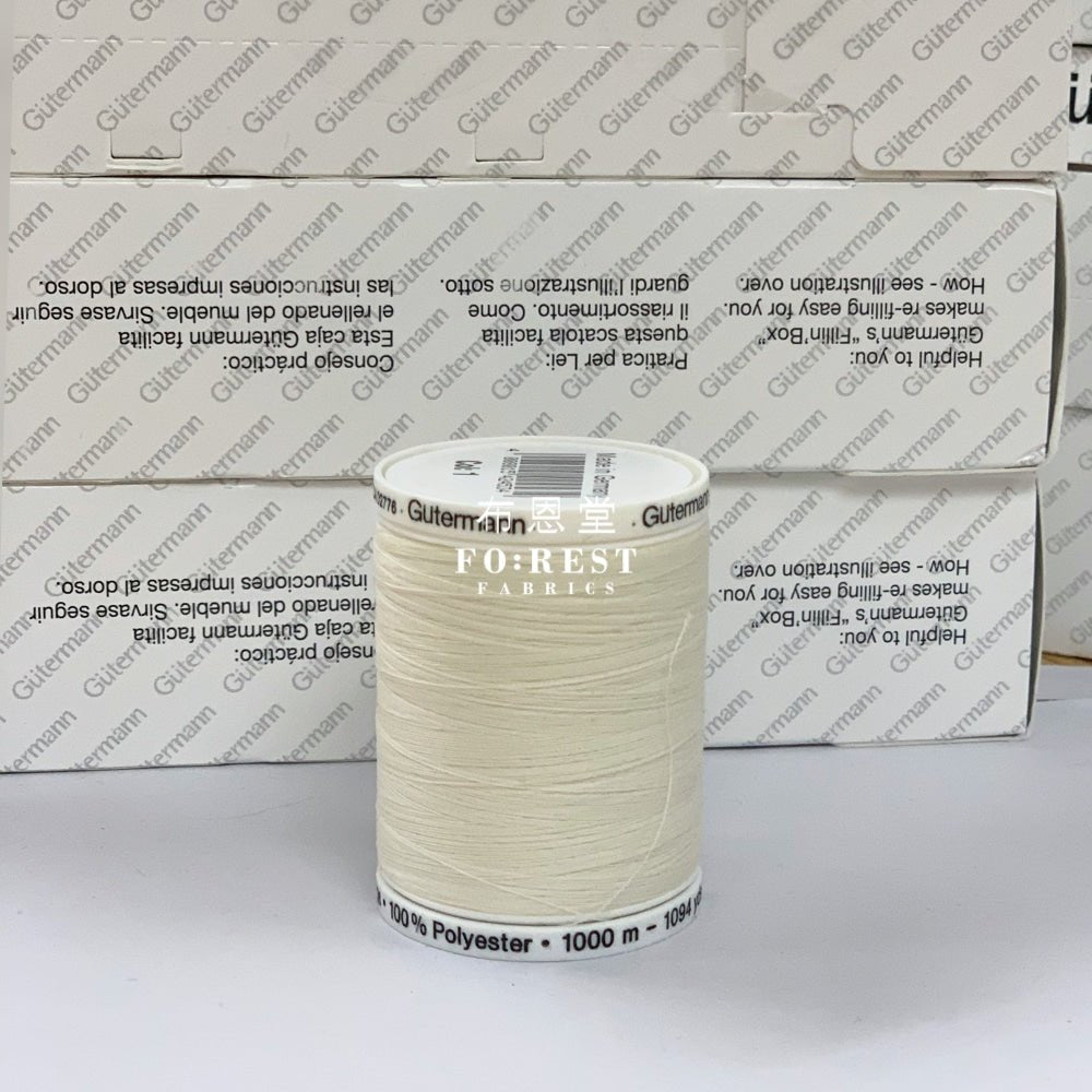 Gutermann Polyester Sewing Thread 1000m 車縫線 - FO:REST Fabric 布恩堂Liberty fabrictana lawnjapanese fabricykk zipper