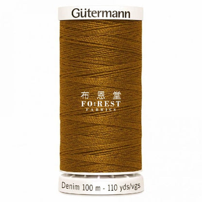 Gutermann Professional Jeans Thread 100m 牛仔車縫線 - FO:REST Fabric 布恩堂Liberty fabrictana lawnjapanese fabricykk zipper